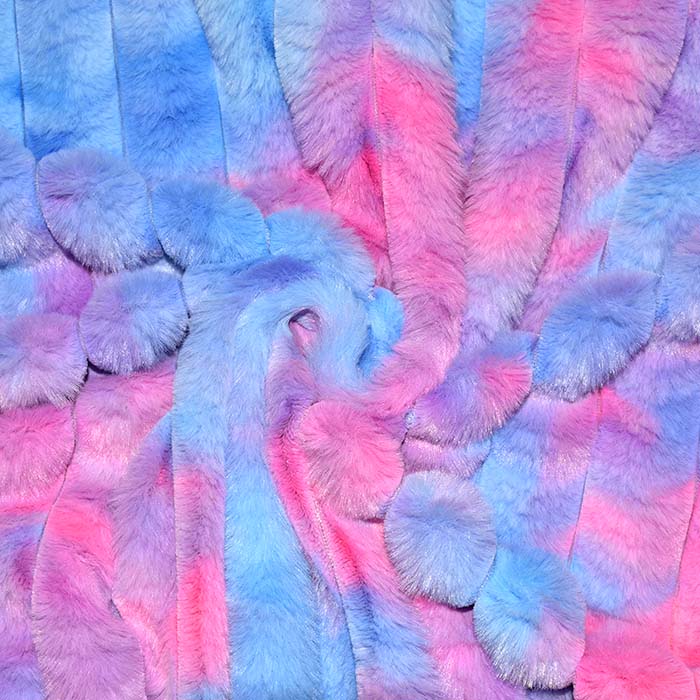 Kunstpelz, kurzhaar, Tie-Dye, 29924-999