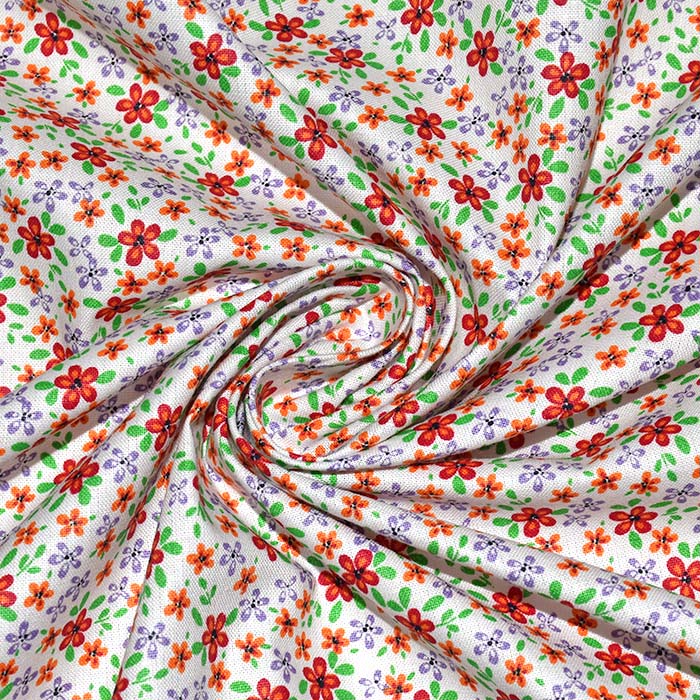 Baumwolle, Popeline, floral, 28646-02, grün