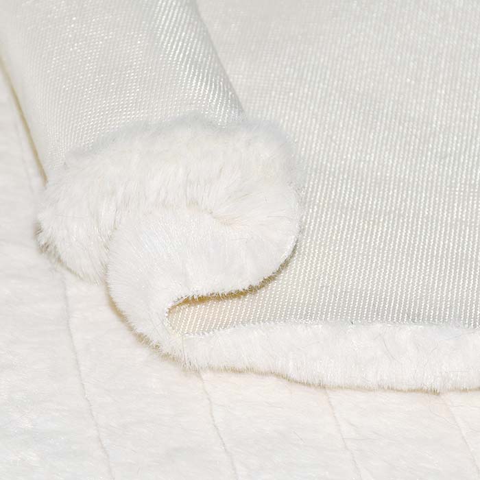 Kunstpelz, kurzhaar, gerippt, 29926-03, sahne