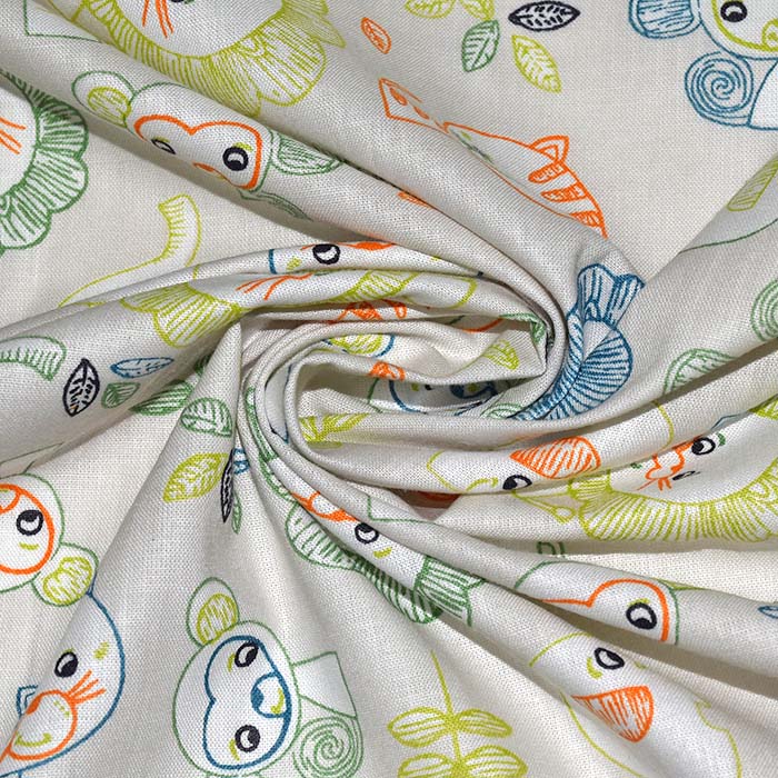 Baumwolle, Popeline, Tiere, 30027-02