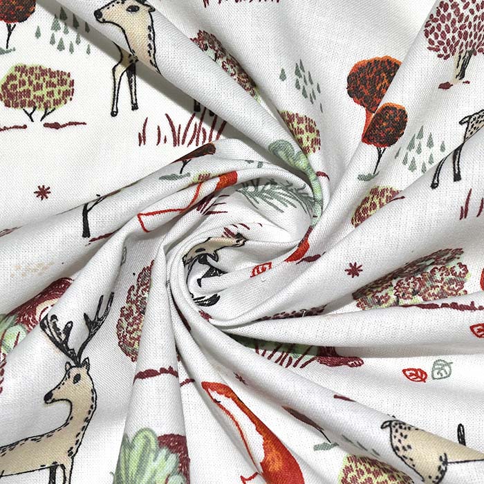 Baumwolle, Popeline, Tiere, 30029-01