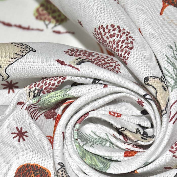 Baumwolle, Popeline, Tiere, 30029-01