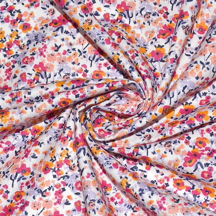 Baumwolle, Popeline, floral, 30030-01