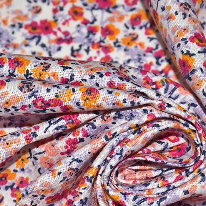 Baumwolle, Popeline, floral, 30030-01