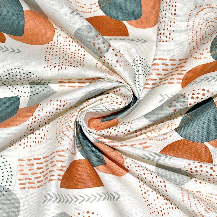 Baumwolle, Popeline, geometrisch, 30040-01