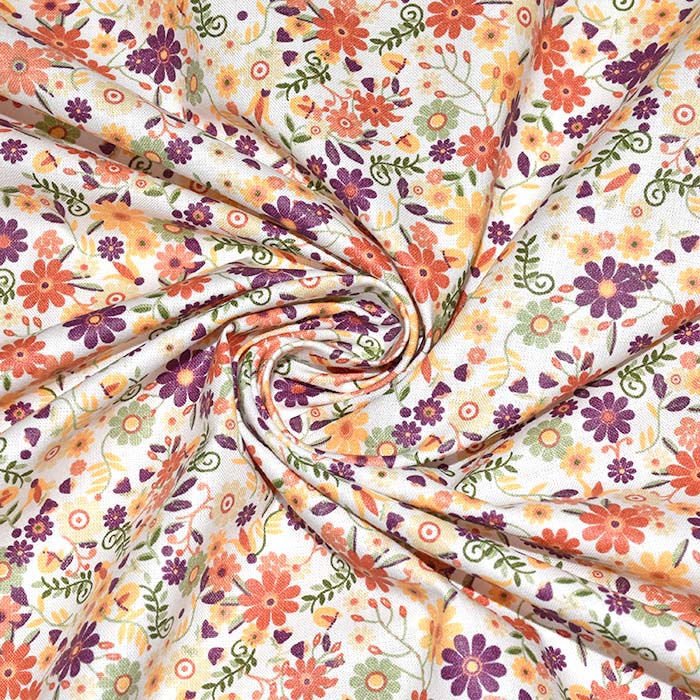 Baumwolle, Popeline, floral, 30041-02