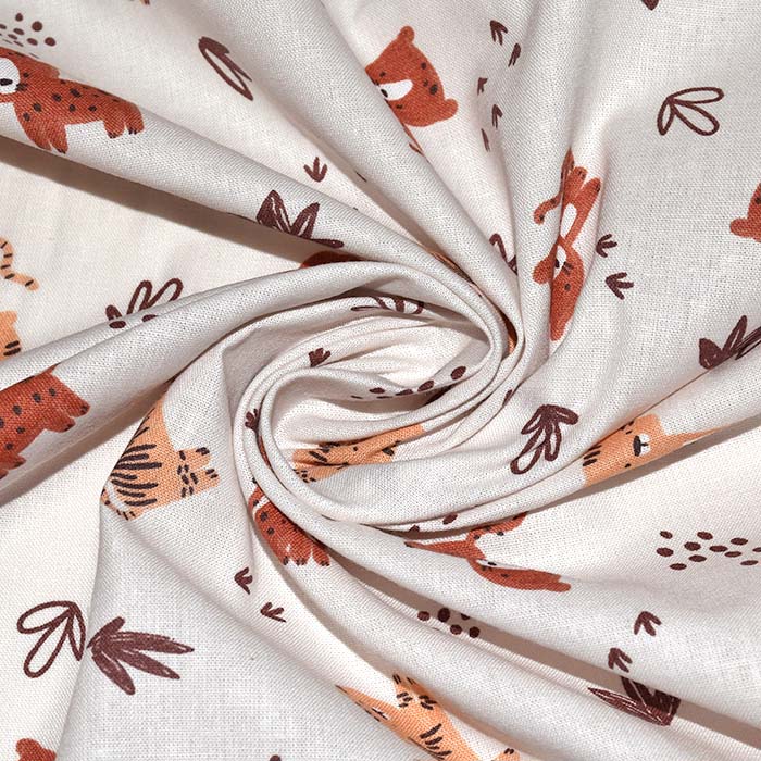 Baumwolle, Popeline, Tiere, 30046-01