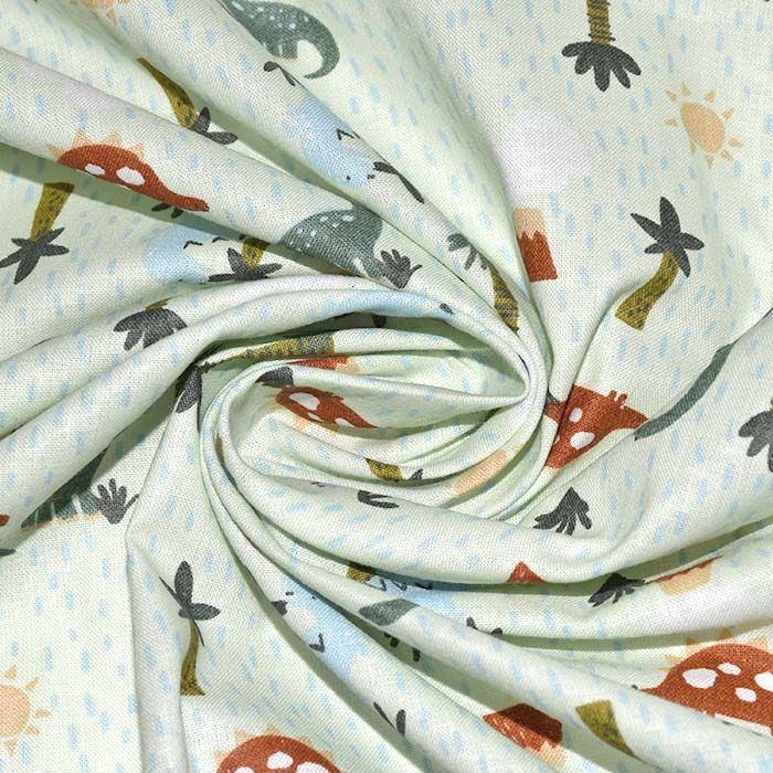 Baumwolle, Popeline, Tiere, 30049-02