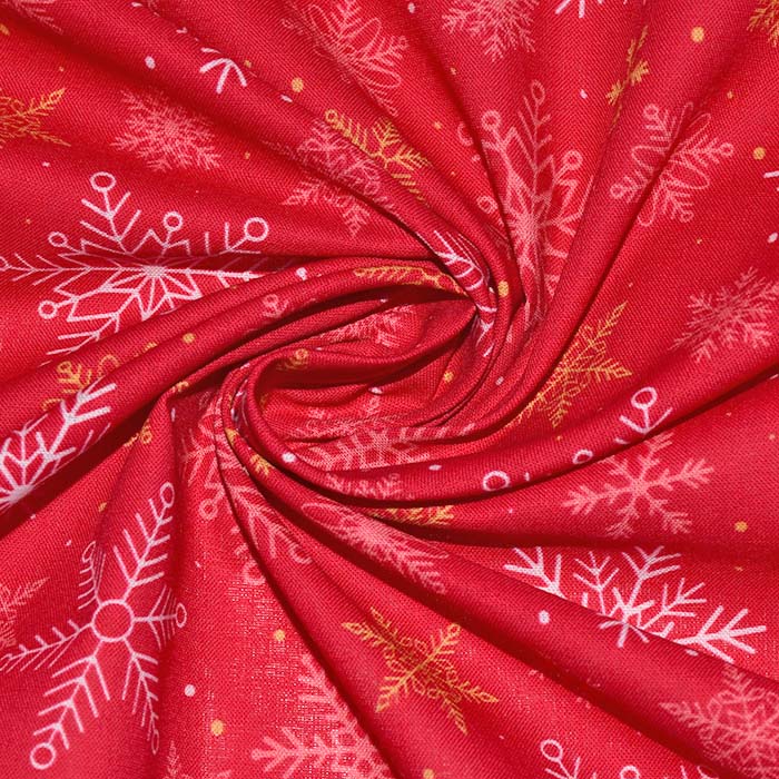 Baumwolle, Popeline, festlich, 30064-03, rot