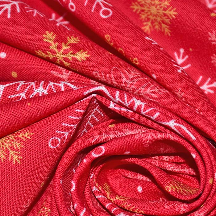 Baumwolle, Popeline, festlich, 30064-03, rot