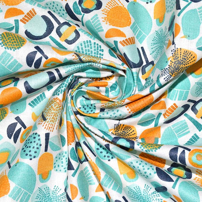 Baumwolle, Popeline, floral, 30072-02