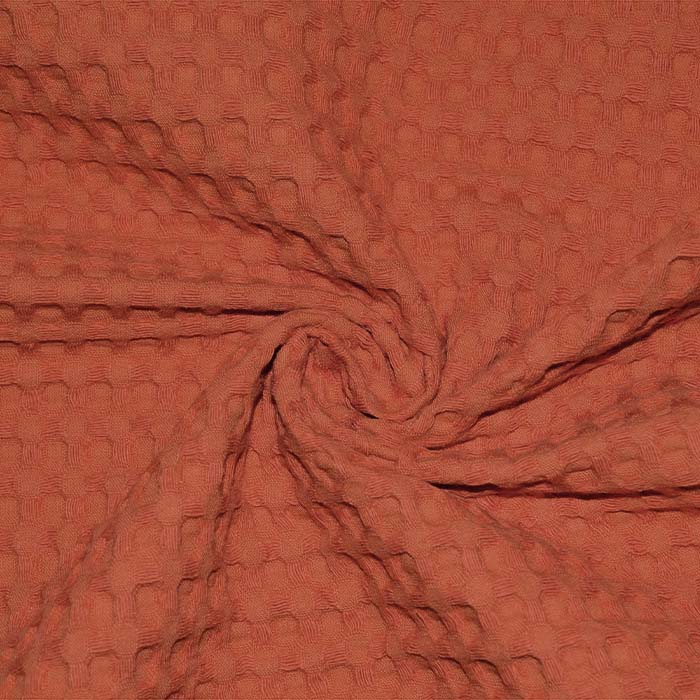 Waffel, 20725-19, ziegelfarben