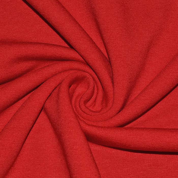 Sweatshirtstoff, flauschig, 21641-160, rot