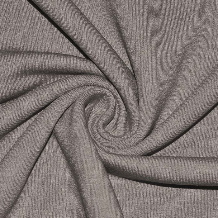 Sweatshirtstoff, flauschig, 21641-540, braun-beige