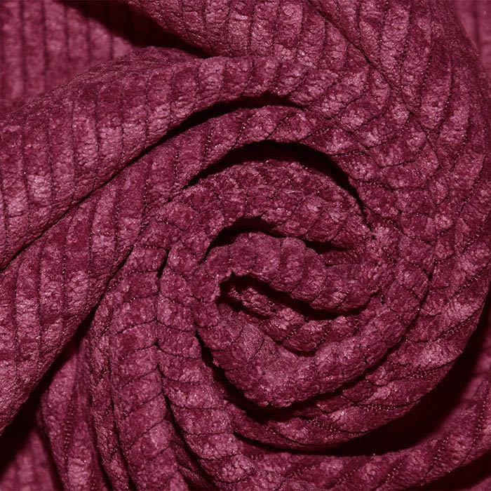 Samt, Polyester, gewaschen, 26092-190, bordeaux-violett