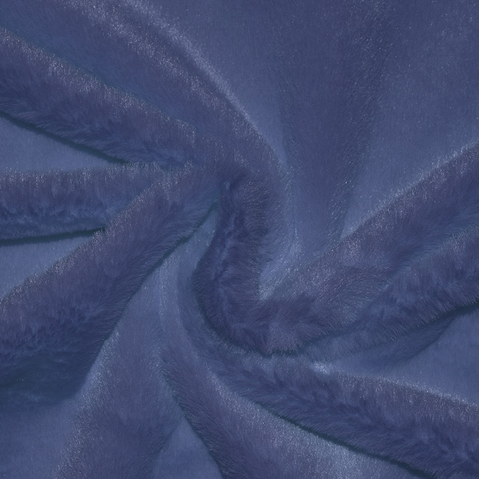 Kunstpelz, kurzhaar, 27443-09, blau
