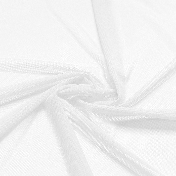 Netz, elastisch, Polyamid, 30099-008, weiß