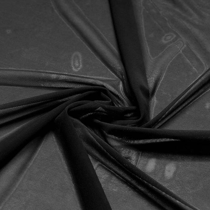Netz, elastisch, Polyamid, 30099-1001, schwarz