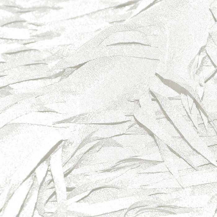 Gewebe, Polyester, Fransen, 30102-010, sahne