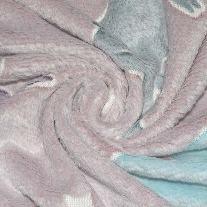 Velours Coral, doppelseitig, für Kinder, 30112-3683