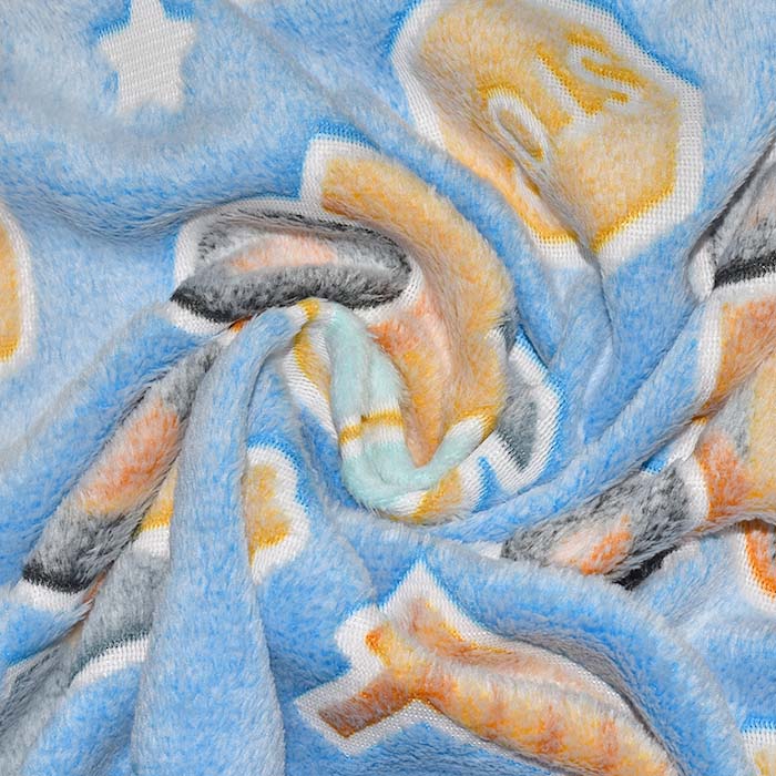 Velours Coral, beidseitig, Kinder, 30112-3702