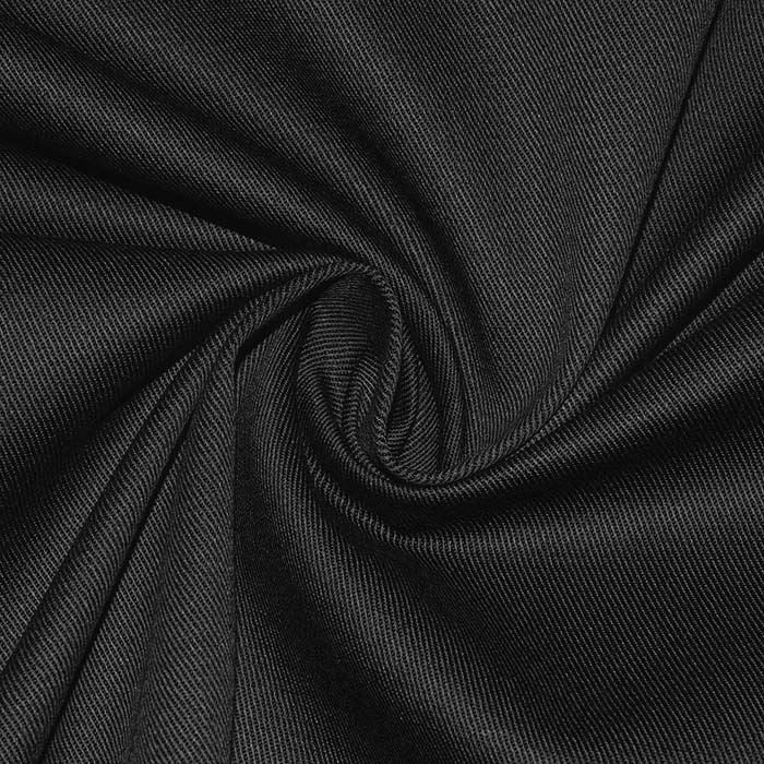 Baumwolle, Canvas (Köper, Panama, Rips), 250 g, 30120-021, Schwarz