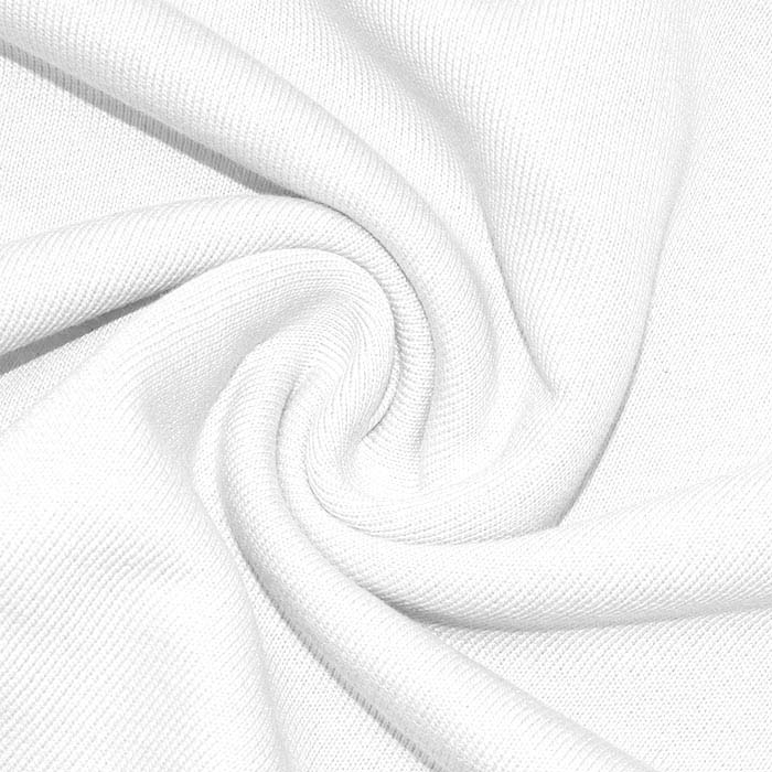 Sweatshirtstoff, Baumwolle, 26708-1, Weiß