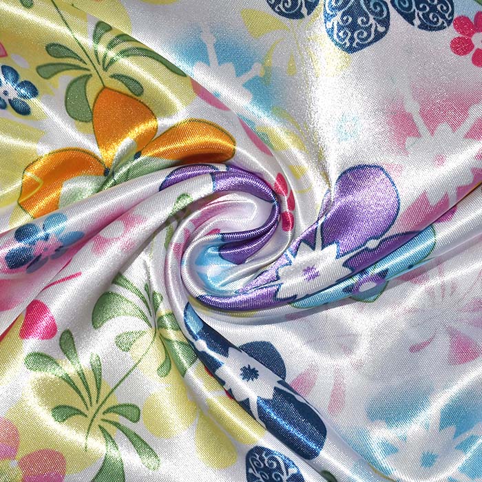 Satin, Polyester, Floral, 30156-999