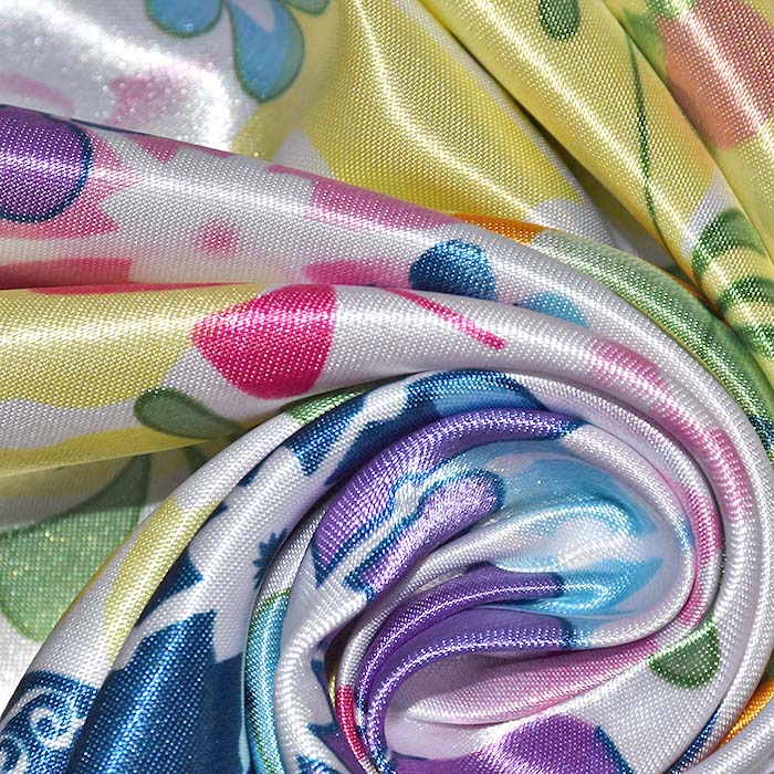 Satin, Polyester, Floral, 30156-999