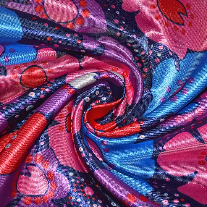 Satin, Polyester, Floral, 30157-999