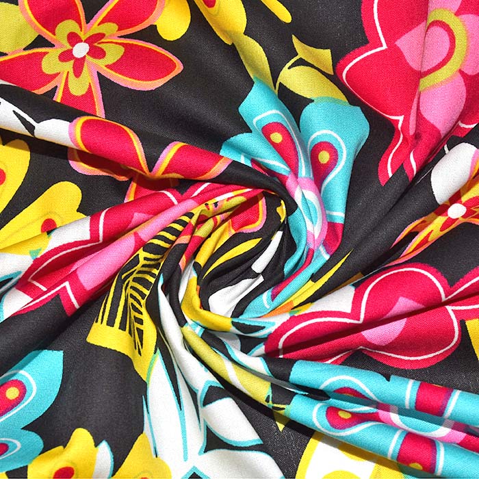 Baumwolle, Popeline, blumig, 30175-999