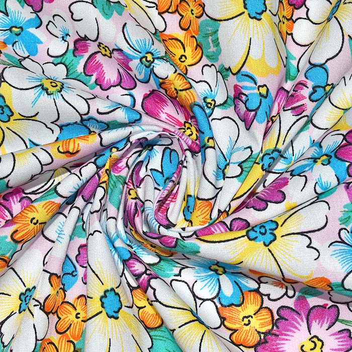 Baumwolle, Popeline, Blumen, 30177-999