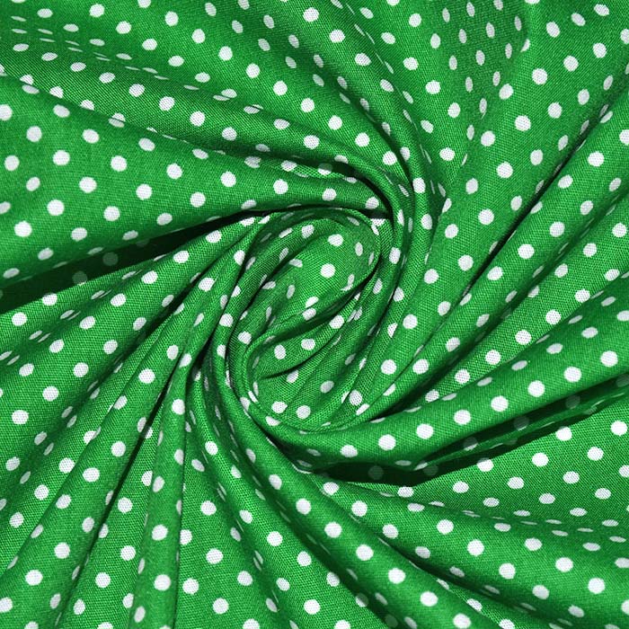 Baumwolle, Popeline, Punkte, 30178-018, grün