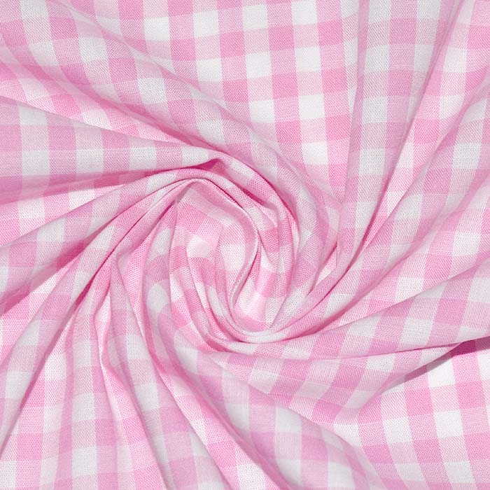 Baumwolle, dünn, kariert, 30180-004, rosa