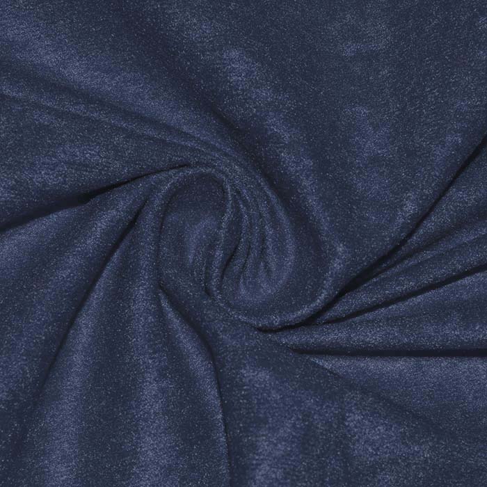 Polyester, Flauschig, 30186-035, Dunkelblau