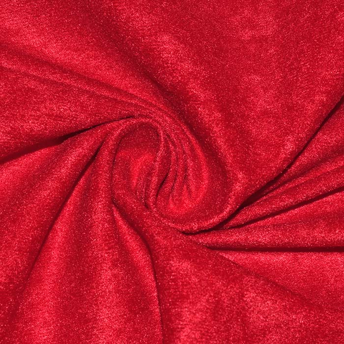Polyester, flauschig, 30186-4040, Rot
