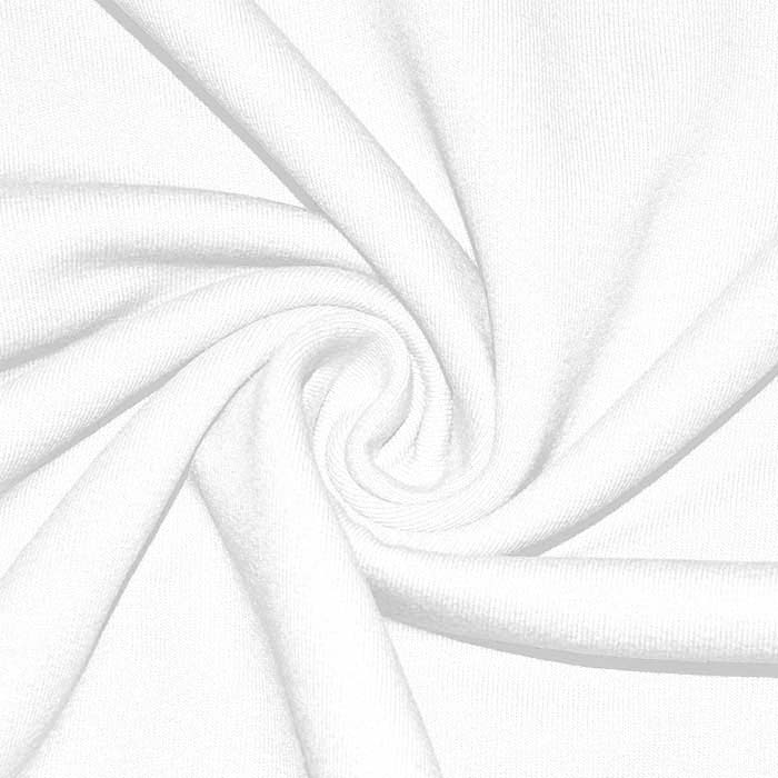 Sweatshirtstoff, Flauschig, 30203-1, Weiß