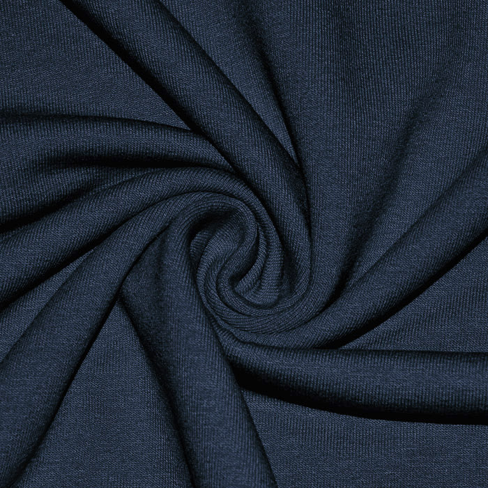 Sweatshirtstoff, Flauschig, 30203-35, Dunkelblau