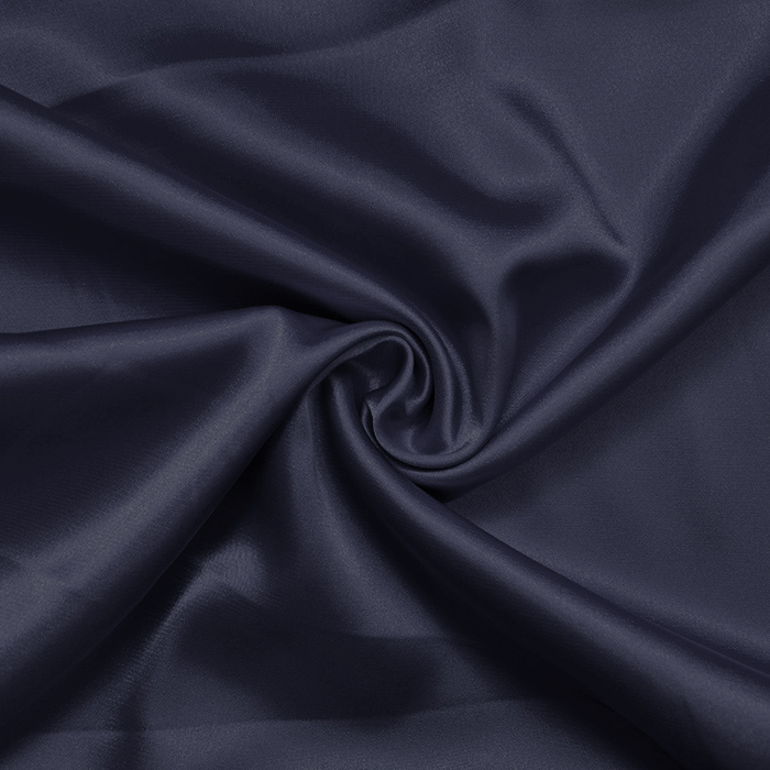 Satin, Polyester, 3093-18B, dunkelblau