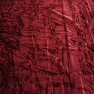 Plüsch, Polyester, zerknittert, 3096-6, bordeaux
