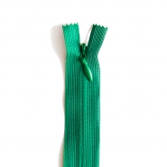 Reißverschluss, nahtverdeckt, 22 cm, 4 mm, 4471-639, grün