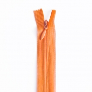 Reißverschluss, nahtverdeckt, 22 cm, 4 mm, 4471-231A, orange