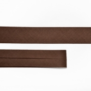 Schrägband, Baumwolle, 15516-8, dunkelbraun