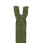 Reißverschluss, teilbar, 60 cm, 6 mm, 2051-671, grün