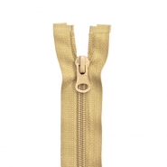 Reißverschluss, teilbar 80 cm, 6 mm, 2 Schieber, 2047-709, beige