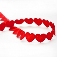 Band, Herzen, 16179-11301, rot
