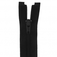 Reißverschluss, teilbar, 80 cm, 6 mm, 18302-732, schwarz