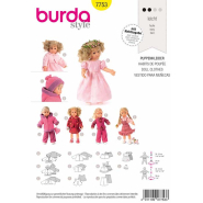 Schnittmuster Burda, Puppenkleidung, 7753