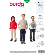 Schnittmuster Burda, Pullover für Jungen, 9407