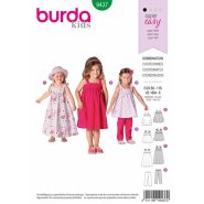 Schnittmuster Burda, Sommer-Set für Mädchen, 9437